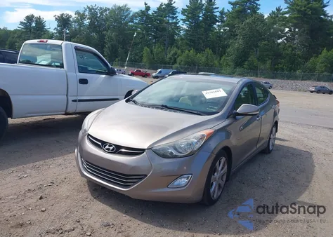 2013 Hyundai Elantra Limited из США, поврежденный, VIN 5NPDH4AE0DH283083